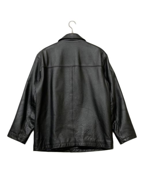 Right-on（ライトオン）Right-on (ライトオン) レザーコート ブラック サイズ:Lの古着・服飾アイテム