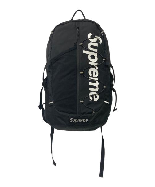 SUPREME（シュプリーム）Supreme (シュプリーム) 17SS Cordura Ripstop Nylon Backpack/コーデュラ リップストップ ナイロン バックパック ブラックの古着・服飾アイテム