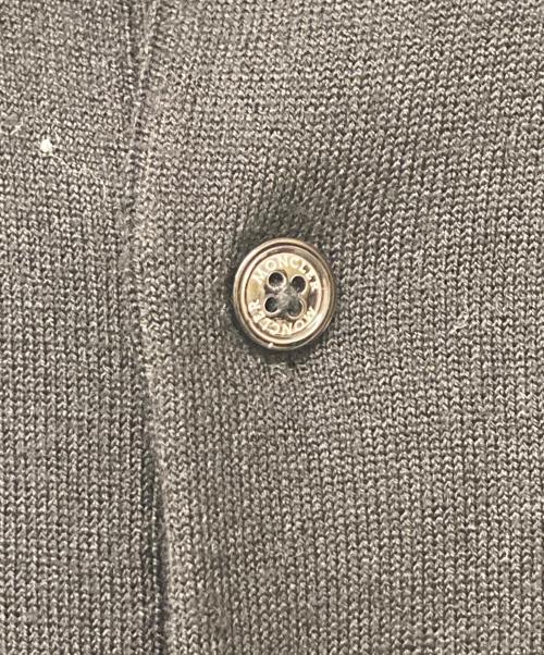 MONCLER（モンクレール）MONCLER (モンクレール) POLO TRICOT/ポロ トリコット ブラック サイズ:Lの古着・服飾アイテム