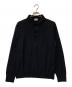 MONCLER（モンクレール）の古着「POLO TRICOT/ポロ トリコット」｜ブラック