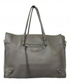 BALENCIAGAバレンシアガ）の古着「ペーパーB4 トートバッグ」｜グレー