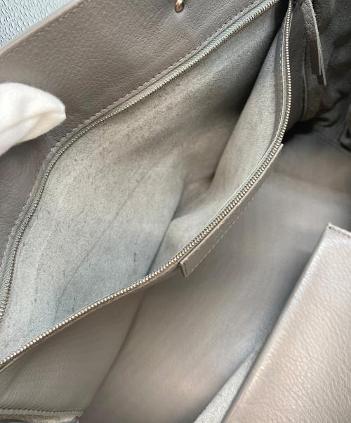 BALENCIAGA（バレンシアガ）BALENCIAGA (バレンシアガ) ペーパーB4 トートバッグ グレーの古着・服飾アイテム