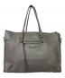 BALENCIAGA（バレンシアガ）の古着「ペーパーB4 トートバッグ」｜グレー