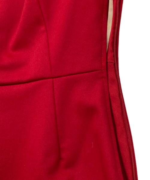 VALENTINO（ヴァレンティノ）VALENTINO (ヴァレンティノ) リボンモチーフワンピース レッド サイズ:size40の古着・服飾アイテム