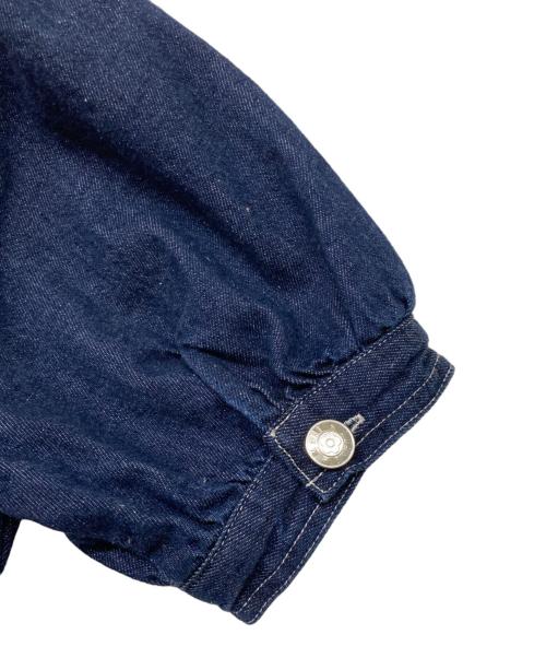 MARY QUANT（マリークヮント）MARY QUANT (マリークヮント) デイジーバックルデニムミニ ワンピース インディゴ サイズ:sizeⅯの古着・服飾アイテム