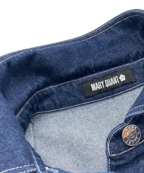 MARY QUANT（マリークヮント）MARY QUANT (マリークヮント) デイジーバックルデニムミニ ワンピース インディゴ サイズ:sizeⅯの古着・服飾アイテム