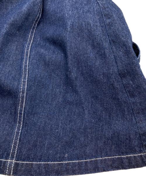 MARY QUANT（マリークヮント）MARY QUANT (マリークヮント) デイジーバックルデニムミニ ワンピース インディゴ サイズ:sizeⅯの古着・服飾アイテム