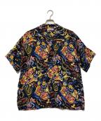 Sun Surfサンサーフ）の古着「RAYON HAWAIIAN SHIRT “GUARDIAN SPIRIT”(レーヨン ハワイアン シャツ “ガーディアン スピリット)」｜マルチカラー