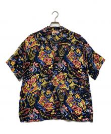 Sun Surf（サンサーフ）の古着「RAYON HAWAIIAN SHIRT “GUARDIAN SPIRIT”(レーヨン ハワイアン シャツ “ガーディアン スピリット)」｜マルチカラー