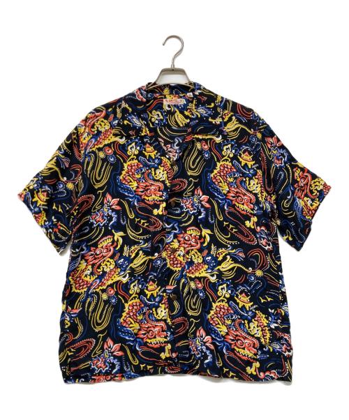 Sun Surf（サンサーフ）Sun Surf (サンサーフ) RAYON HAWAIIAN SHIRT “GUARDIAN SPIRIT”(レーヨン ハワイアン シャツ “ガーディアン スピリット) マルチカラー サイズ:XLの古着・服飾アイテム