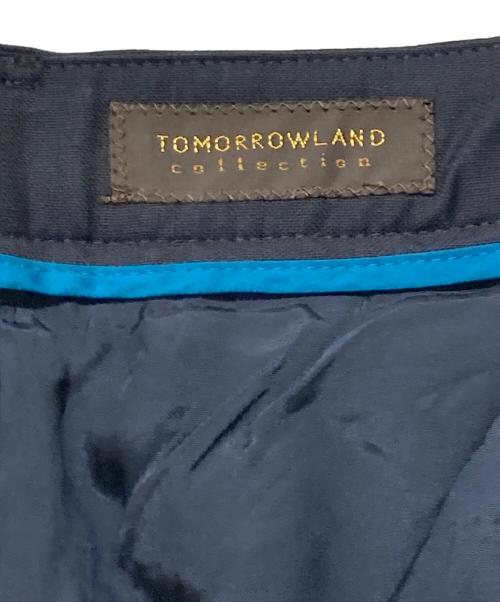 TOMORROW LAND collection（トゥモローランドコレクション）TOMORROW LAND collection (トゥモローランドコレクション) シャイニーピンヘッド ペンシルパンツ ネイビー サイズ:Sの古着・服飾アイテム