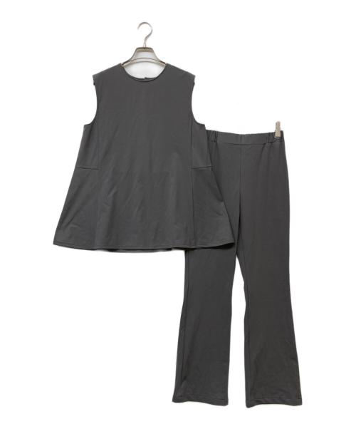 PLST（プラステ）PLST (プラステ) クールタッチ ジャージーパンツ セットアップ グレー サイズ:S 未使用品の古着・服飾アイテム