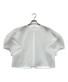 LIten（リテン）の古着「sheer sculpture tops(シアー スカルプチャー トップス)」｜ホワイト