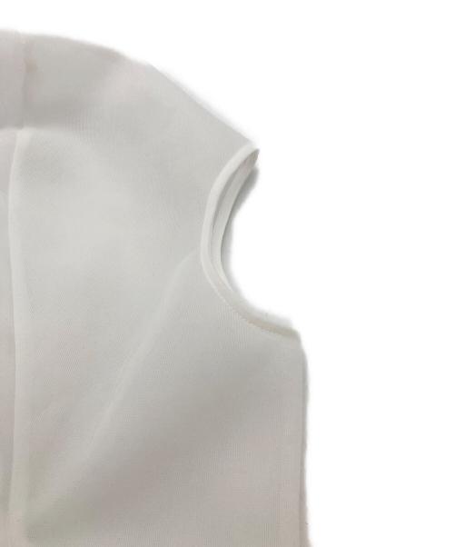 LIten（リテン）LIten (リテン) sheer sculpture tops(シアー スカルプチャー トップス) ホワイト サイズ:Freeの古着・服飾アイテム