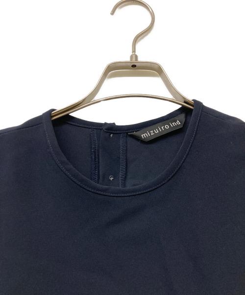 mizuiro-ind（ミズイロインド）mizuiro-ind (ミズイロインド) ワイドワンピース ネイビー サイズ:SIZE Freeの古着・服飾アイテム