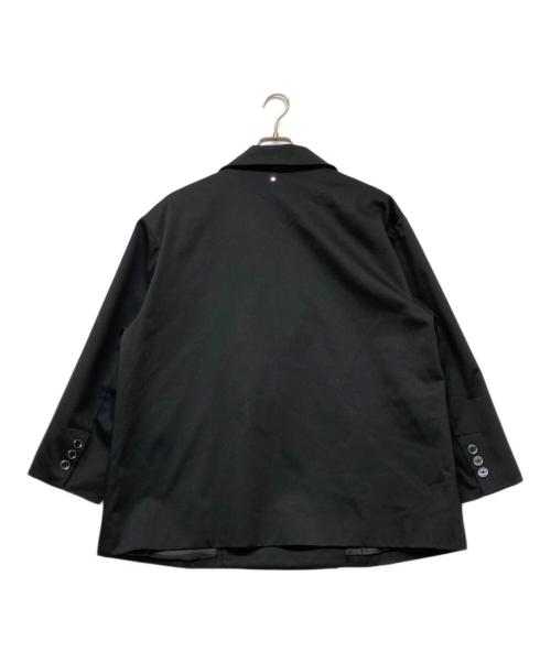 ADRER（アドラー）ADRER (アドラー) TR w cloth loose tailored double jacketティーアール ダブル クロス ルーズ テーラード ダブル ジャケット ブラック サイズ:SIZEXSの古着・服飾アイテム