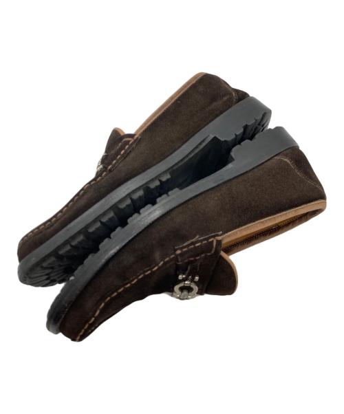 Salvatore Ferragamo（サルヴァトーレ フェラガモ）Salvatore Ferragamo (サルヴァトーレ フェラガモ) ビットローファー ブラウン サイズ:25-25.5㎝の古着・服飾アイテム