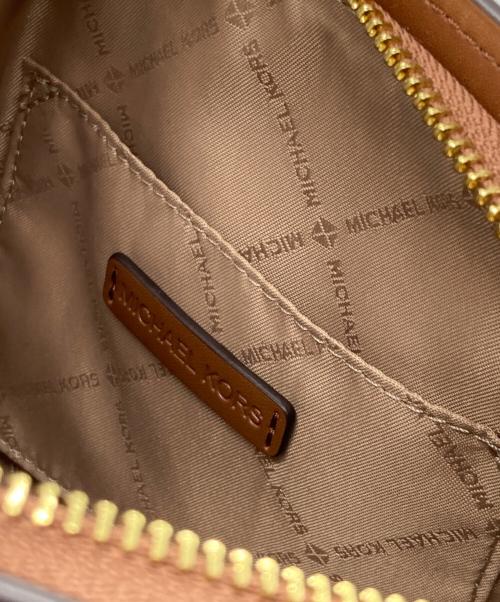 MICHAEL KORS（マイケルコース）MICHAEL KORS (マイケルコース) AVRIL トップジップ サッチェル スモール ブラウンの古着・服飾アイテム