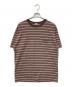 COMFORTABLE REASON（コンフォータブルリーズン）の古着「ボーダーTシャツ」｜ブラウン