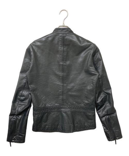 FACTOTUM（ファクトタム）FACTOTUM (ファクトタム) カウレザーライダースジャケット ブラック サイズ:44の古着・服飾アイテム