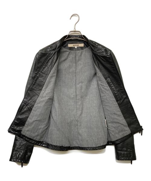 FACTOTUM（ファクトタム）FACTOTUM (ファクトタム) カウレザーライダースジャケット ブラック サイズ:44の古着・服飾アイテム