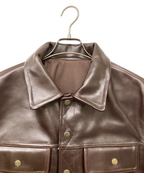WILD TURKEY（ワイルドターキー）WILD TURKEY (ワイルドターキー) レザージャケット ブラウン サイズ:sizeLの古着・服飾アイテム