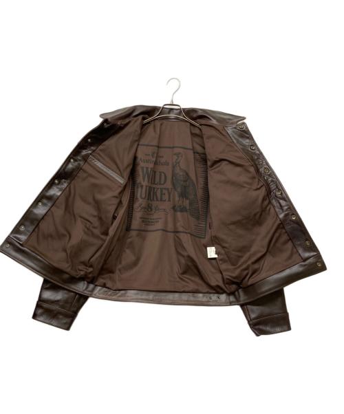 WILD TURKEY（ワイルドターキー）WILD TURKEY (ワイルドターキー) レザージャケット ブラウン サイズ:sizeLの古着・服飾アイテム