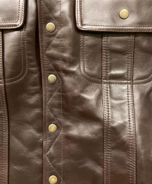 WILD TURKEY（ワイルドターキー）WILD TURKEY (ワイルドターキー) レザージャケット ブラウン サイズ:sizeLの古着・服飾アイテム