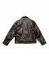 WILD TURKEY (ワイルドターキー) レザージャケット ブラウン サイズ:sizeL：10000円