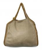 STELLA McCARTNEYステラマッカートニー）の古着「FALABELLA MINI TOTE BAG(ファラベラ ミニ トート バッグ)」｜ベージュ×ゴールド