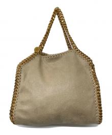 STELLA McCARTNEY（ステラマッカートニー）の古着「FALABELLA MINI TOTE BAG(ファラベラ ミニ トート バッグ)」｜ベージュ×ゴールド