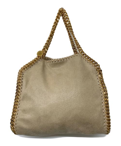 STELLA McCARTNEY（ステラマッカートニー）STELLA McCARTNEY (ステラマッカートニー) FALABELLA MINI TOTE BAG(ファラベラ ミニ トート バッグ) ベージュ×ゴールドの古着・服飾アイテム