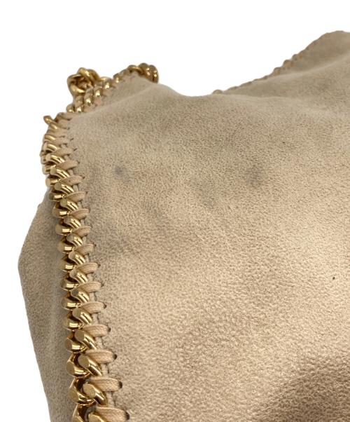 STELLA McCARTNEY（ステラマッカートニー）STELLA McCARTNEY (ステラマッカートニー) FALABELLA MINI TOTE BAG(ファラベラ ミニ トート バッグ) ベージュ×ゴールドの古着・服飾アイテム