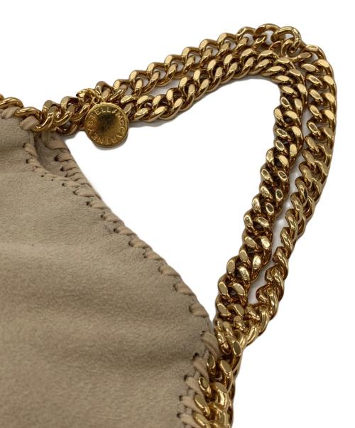 STELLA McCARTNEY（ステラマッカートニー）STELLA McCARTNEY (ステラマッカートニー) FALABELLA MINI TOTE BAG(ファラベラ ミニ トート バッグ) ベージュ×ゴールドの古着・服飾アイテム