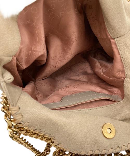STELLA McCARTNEY（ステラマッカートニー）STELLA McCARTNEY (ステラマッカートニー) FALABELLA MINI TOTE BAG(ファラベラ ミニ トート バッグ) ベージュ×ゴールドの古着・服飾アイテム