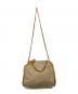 中古・古着 STELLA McCARTNEY (ステラマッカートニー) FALABELLA MINI TOTE BAG(ファラベラ ミニ トート バッグ) ベージュ×ゴールド：25000円