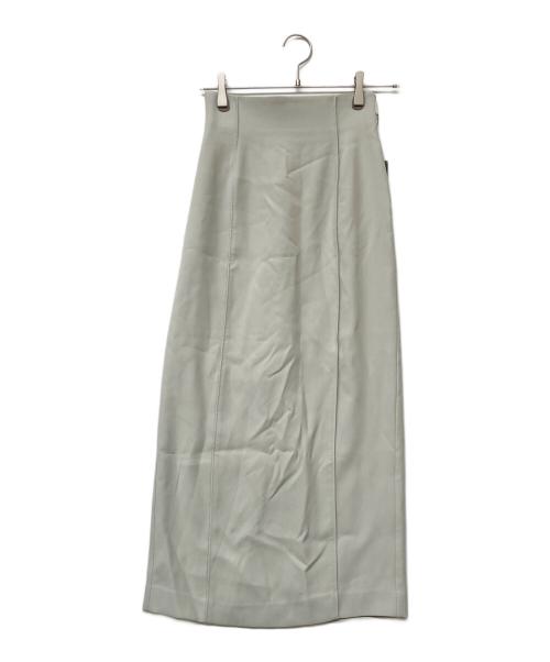 anuans（アニュアンス）anuans (アニュアンス) 25SS ダブルサテンナロースカート ミント サイズ:S 未使用品の古着・服飾アイテム