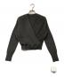 L'AUBE BLANC（ローブ ブラン）の古着「Pleats Cache-coeur Knit Tops」｜グレー
