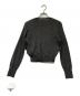L'AUBE BLANC (ローブ ブラン) Pleats Cache-coeur Knit Tops グレー サイズ:FREE 未使用品：5000円