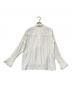 L'AUBE BLANC (ローブ ブラン) Orchid Embroidered Collar Shirt(オーキッド エンブロイダード カラー シャツ) ホワイト サイズ:FREE：8000円