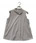 L'Or（ロル）の古着「Asymmetry Collar Shirt/アシンメトリー・カラー・シャツ」｜グレー