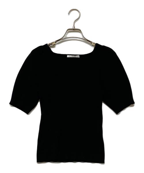 CELFORD（セルフォード）CELFORD (セルフォード) パフスリーブリブニット ブラック サイズ:36の古着・服飾アイテム
