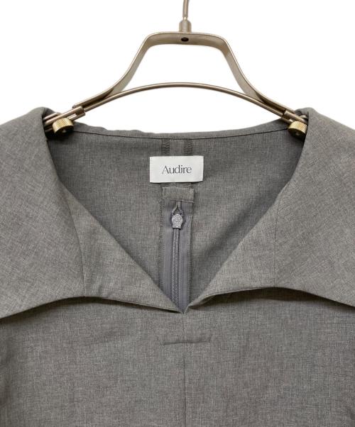 Audire（アウディーレ）Audire (アウディーレ) Shoreline blouse/ショアライン ブラウス グレー サイズ:Sの古着・服飾アイテム