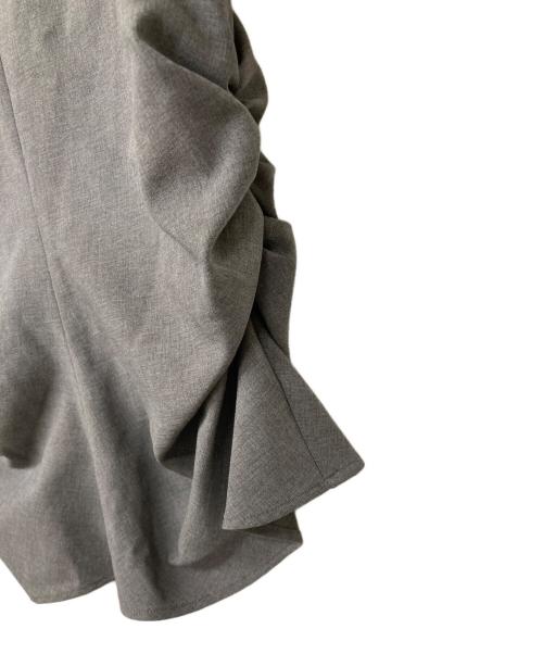 Audire（アウディーレ）Audire (アウディーレ) Shoreline blouse/ショアライン ブラウス グレー サイズ:Sの古着・服飾アイテム