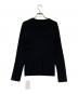 Noble (ノーブル) 25AW レースアップリブニット ブラック サイズ:Free 未使用品：6000円