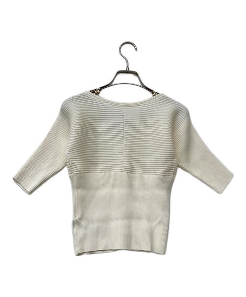 Noble（ノーブル）Noble (ノーブル) 26SS 金釦Vネックリブニット アイボリー サイズ:Free 未使用品の古着・服飾アイテム