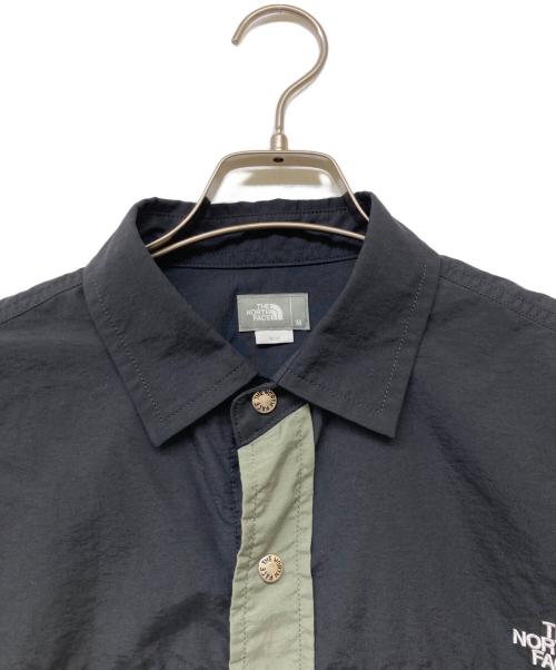 THE NORTH FACE（ザ ノース フェイス）THE NORTH FACE (ザ ノース フェイス) L/S Nuptse Shirt(ロングスリーブ ヌプシ シャツ) グリーン サイズ:sizeⅯの古着・服飾アイテム