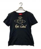 Vivienne Westwood RED LABELヴィヴィアンウエストウッドレッドレーベル）の古着「オーブプリントメッシュカットソー」｜ブラック