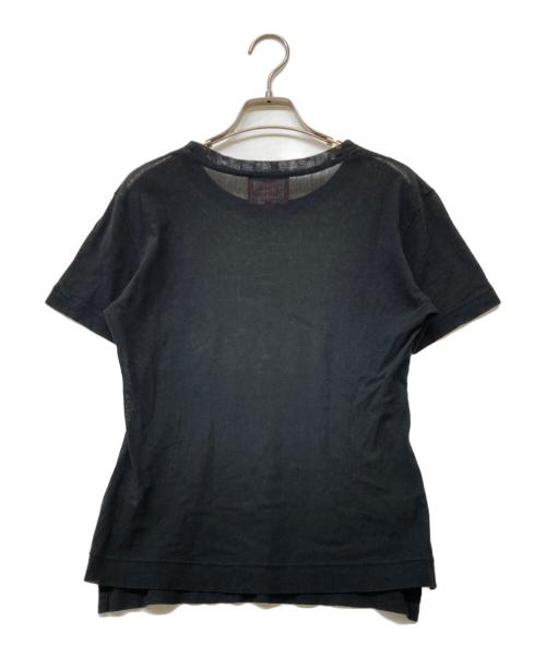 Vivienne Westwood RED LABEL（ヴィヴィアンウエストウッドレッドレーベル）Vivienne Westwood RED LABEL (ヴィヴィアンウエストウッドレッドレーベル) オーブプリントメッシュカットソー ブラック サイズ:00の古着・服飾アイテム