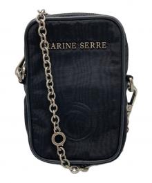 MARINE SERRE（マリーンセル）の古着「チェーンショルダーバッグ」｜ブラック